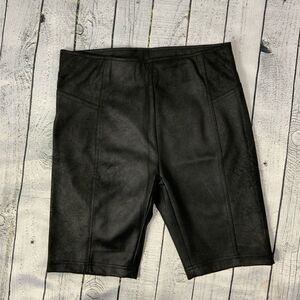 FREE PEOPLE Faux Suede Bermuda Bike Shorts